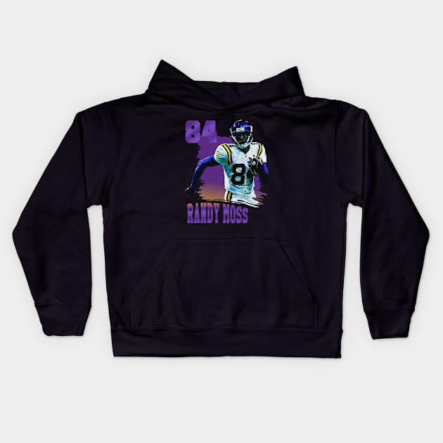 Randy moss || 84 Kids Hoodie by Aloenalone